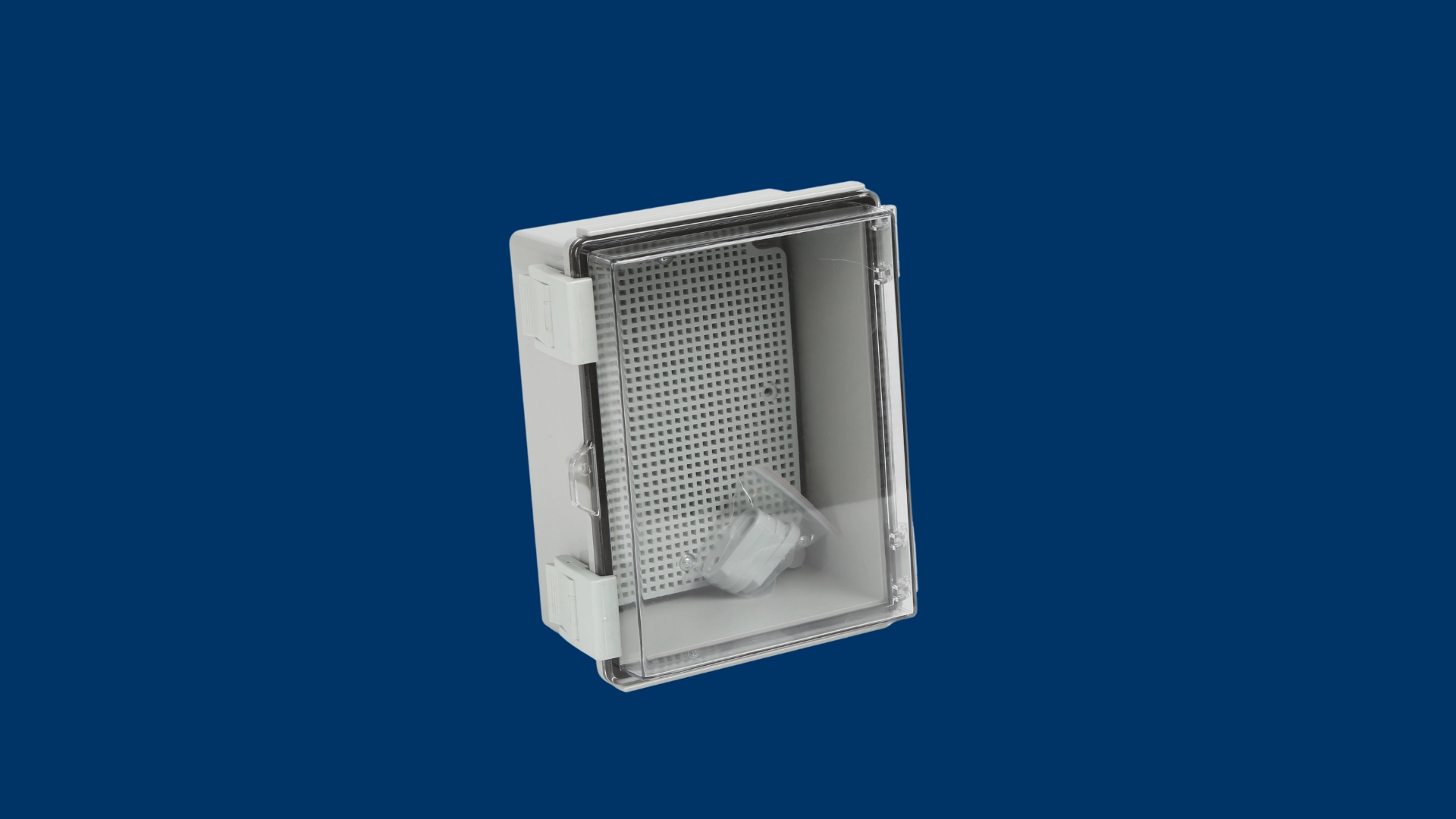 Image of the latch-type transparent junction box